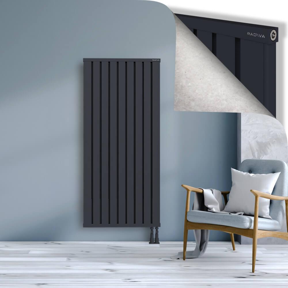 OBI Dekoratif Alüminyum Radyatör 1600x724 Koyu Antrasit