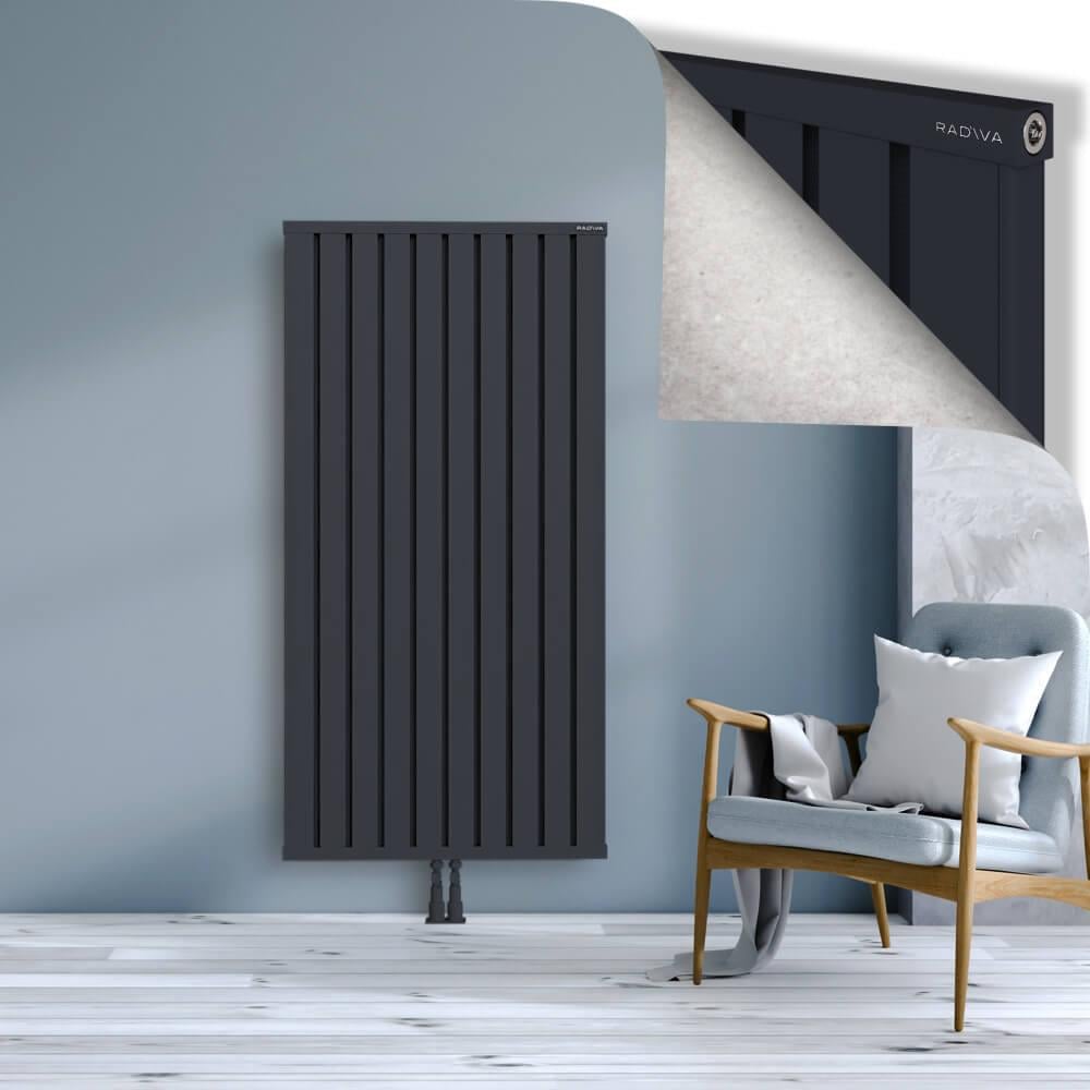 OBI Dekoratif Alüminyum Radyatör 1600x804 Koyu Antrasit