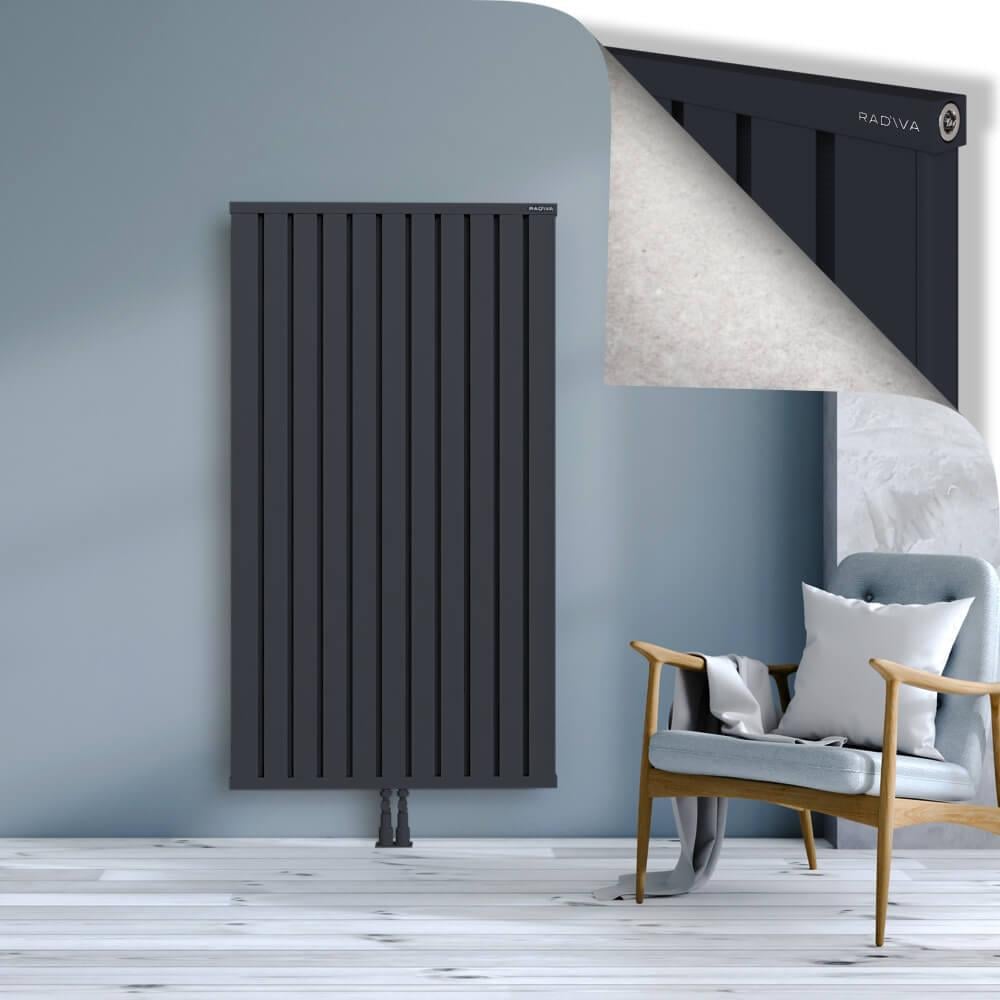 OBI Dekoratif Alüminyum Radyatör 1600x884 Koyu Antrasit