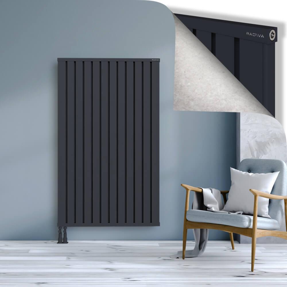 OBI Dekoratif Alüminyum Radyatör 1600x964 Koyu Antrasit