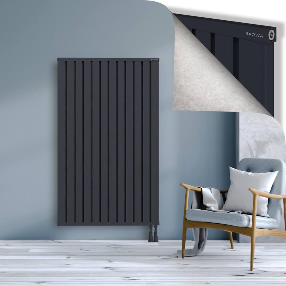 OBI Dekoratif Alüminyum Radyatör 1600x964 Koyu Antrasit