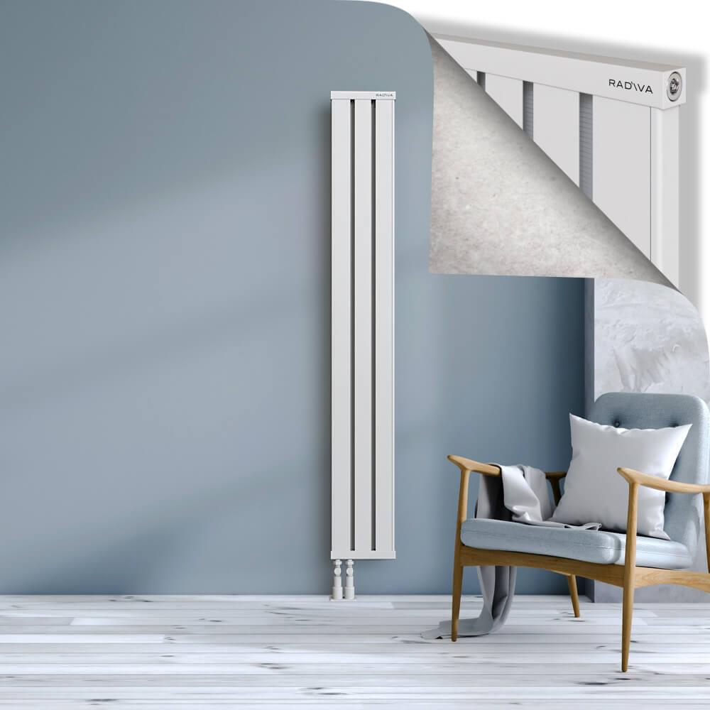 OBI Dekoratif Alüminyum Radyatör 1800x244 Beyaz