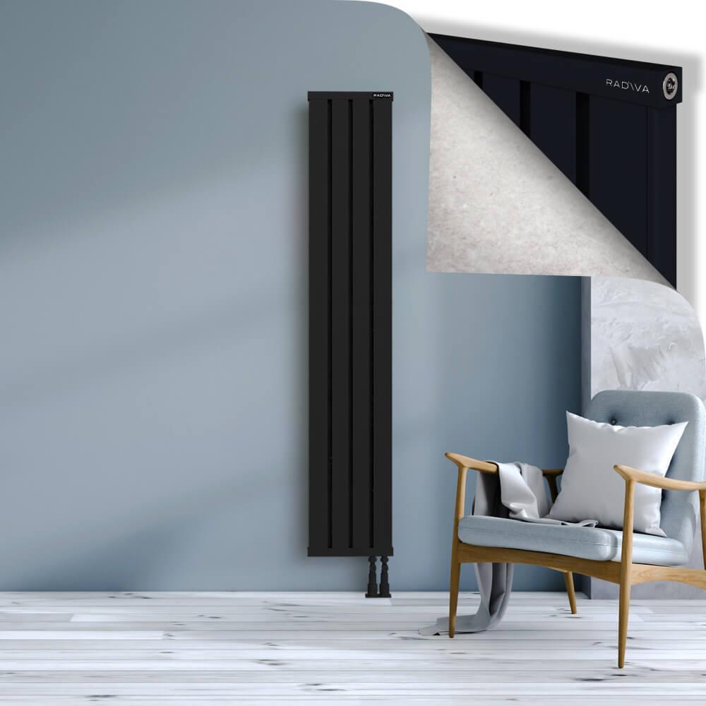OBI Dekoratif Alüminyum Radyatör 1800x324 Siyah