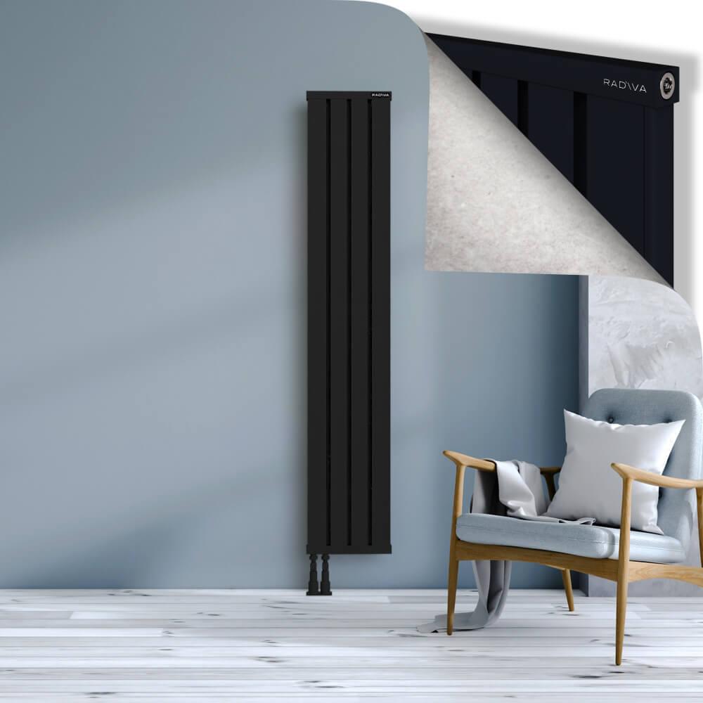 OBI Dekoratif Alüminyum Radyatör 1800x324 Siyah
