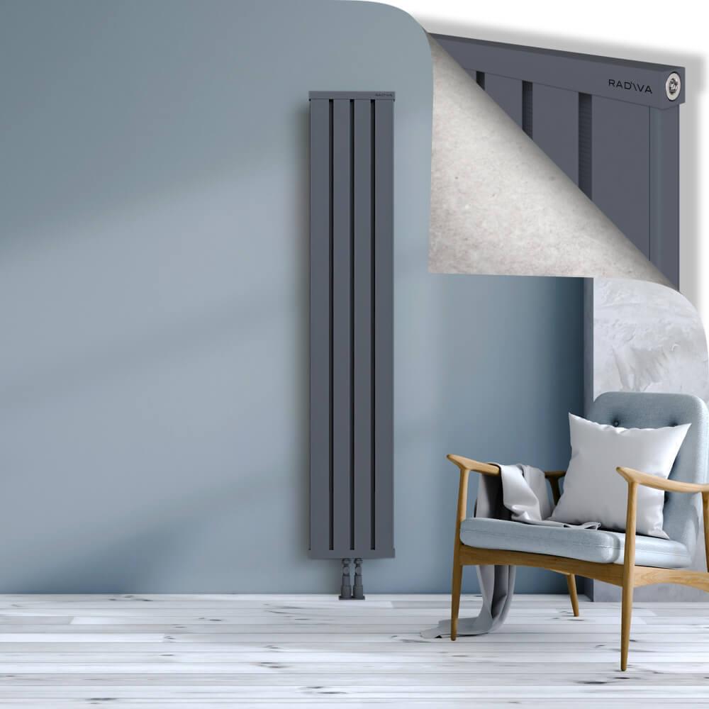 OBI Dekoratif Alüminyum Radyatör 1800x324 Antrasit