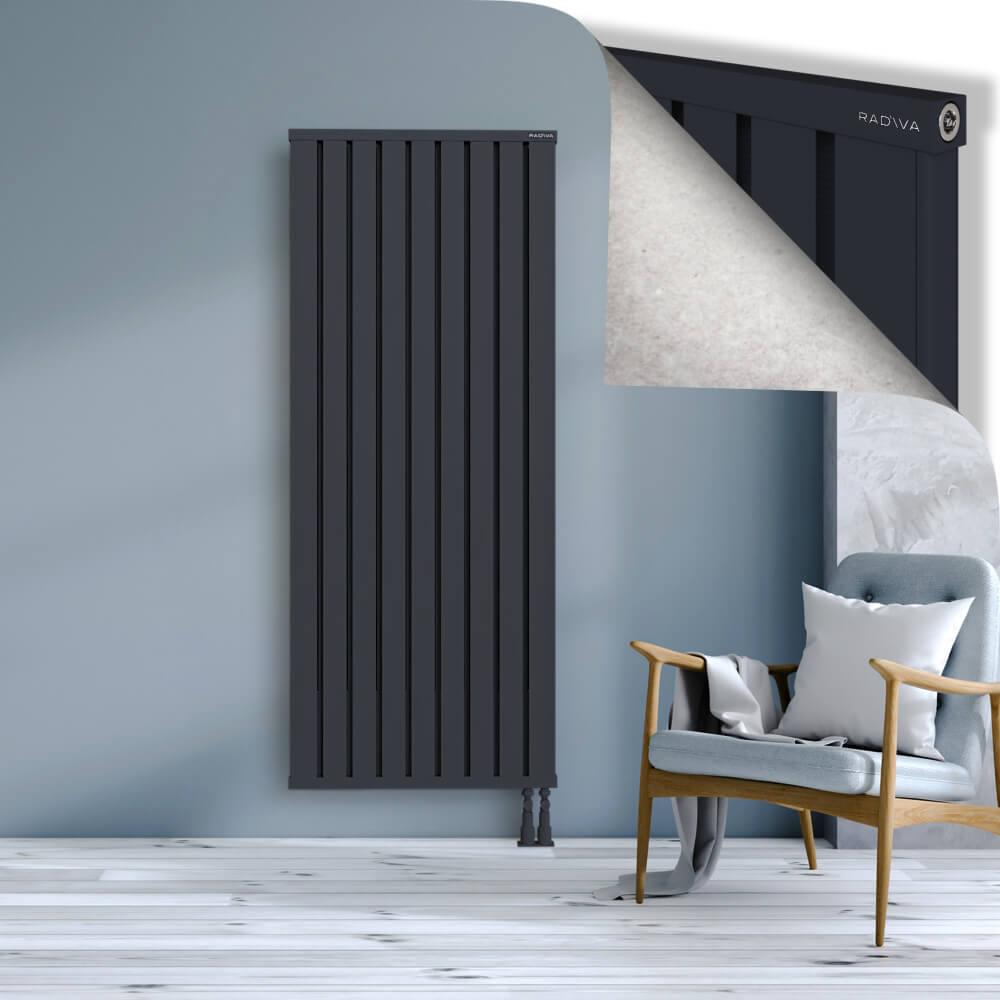 OBI Dekoratif Alüminyum Radyatör 1800x724 Koyu Antrasit