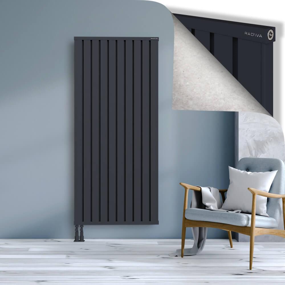 OBI Dekoratif Alüminyum Radyatör 1800x804 Koyu Antrasit