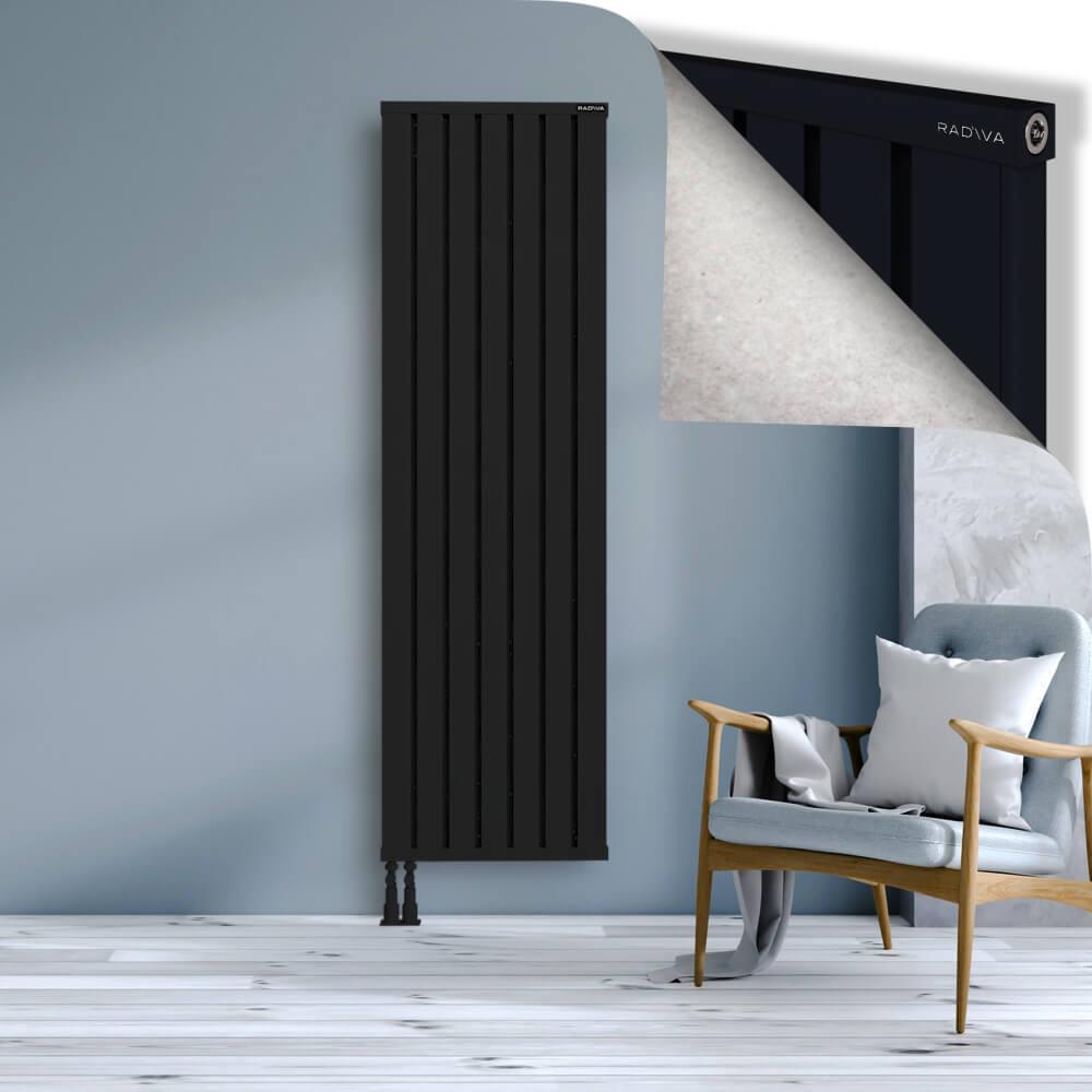 OBI Dekoratif Alüminyum Radyatör 1900x564 Siyah