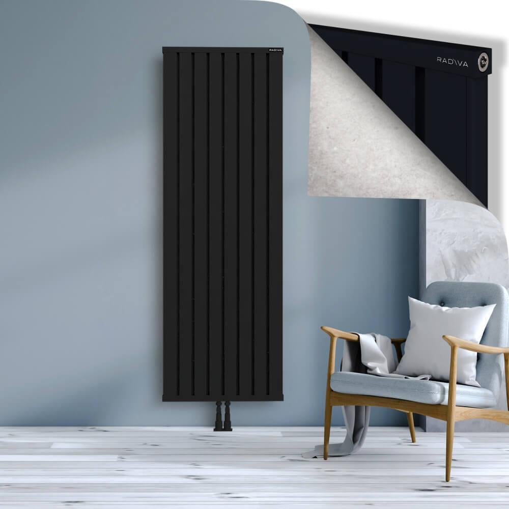 OBI Dekoratif Alüminyum Radyatör 1900x644 Siyah