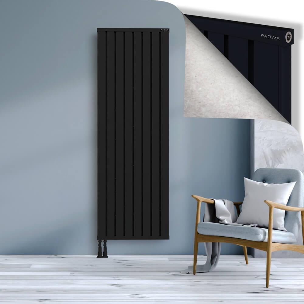 OBI Dekoratif Alüminyum Radyatör 1900x644 Siyah