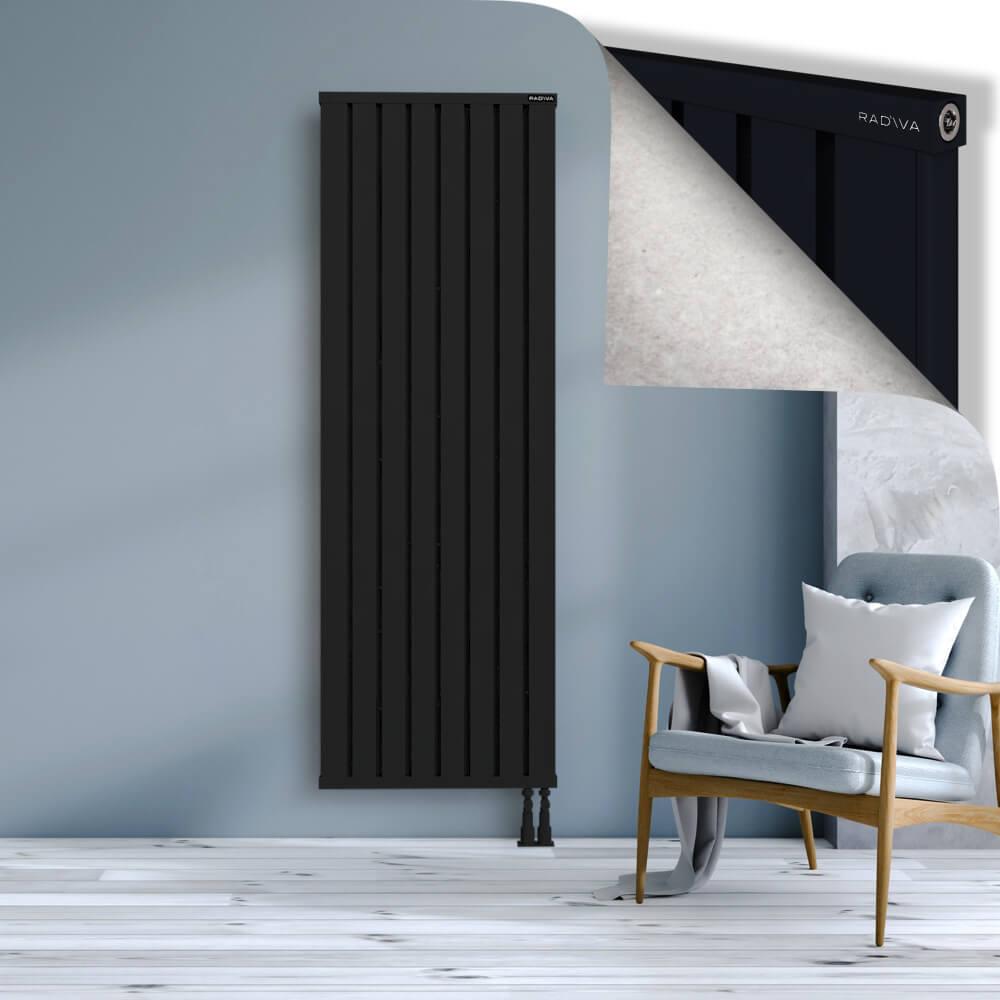 OBI Dekoratif Alüminyum Radyatör 1900x644 Siyah