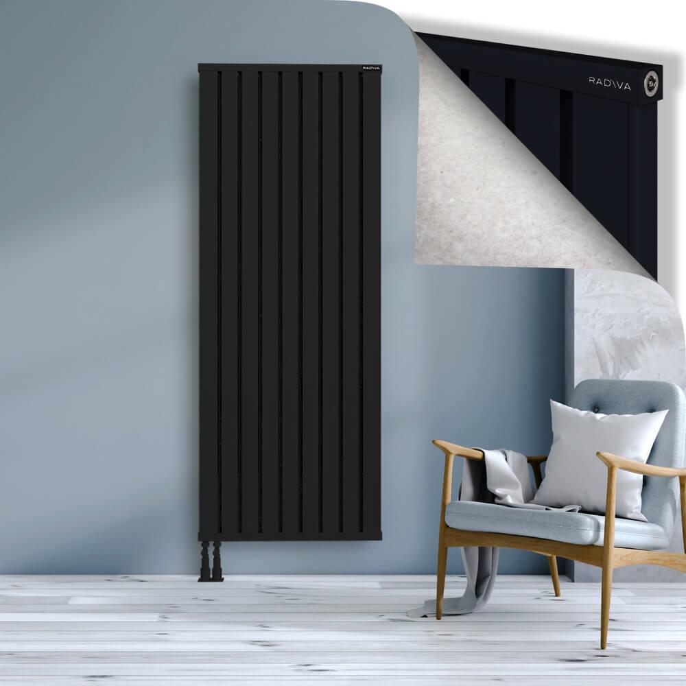 OBI Dekoratif Alüminyum Radyatör 1900x724 Siyah