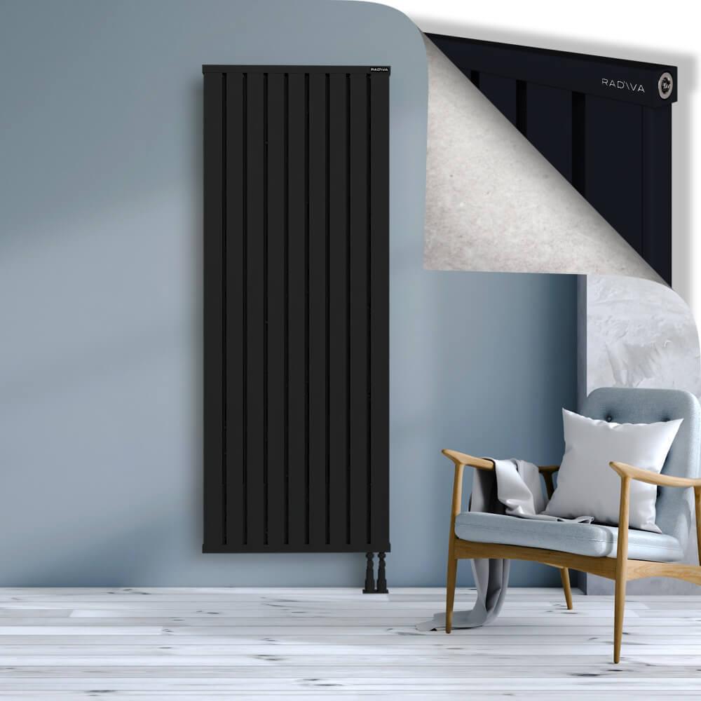 OBI Dekoratif Alüminyum Radyatör 1900x724 Siyah