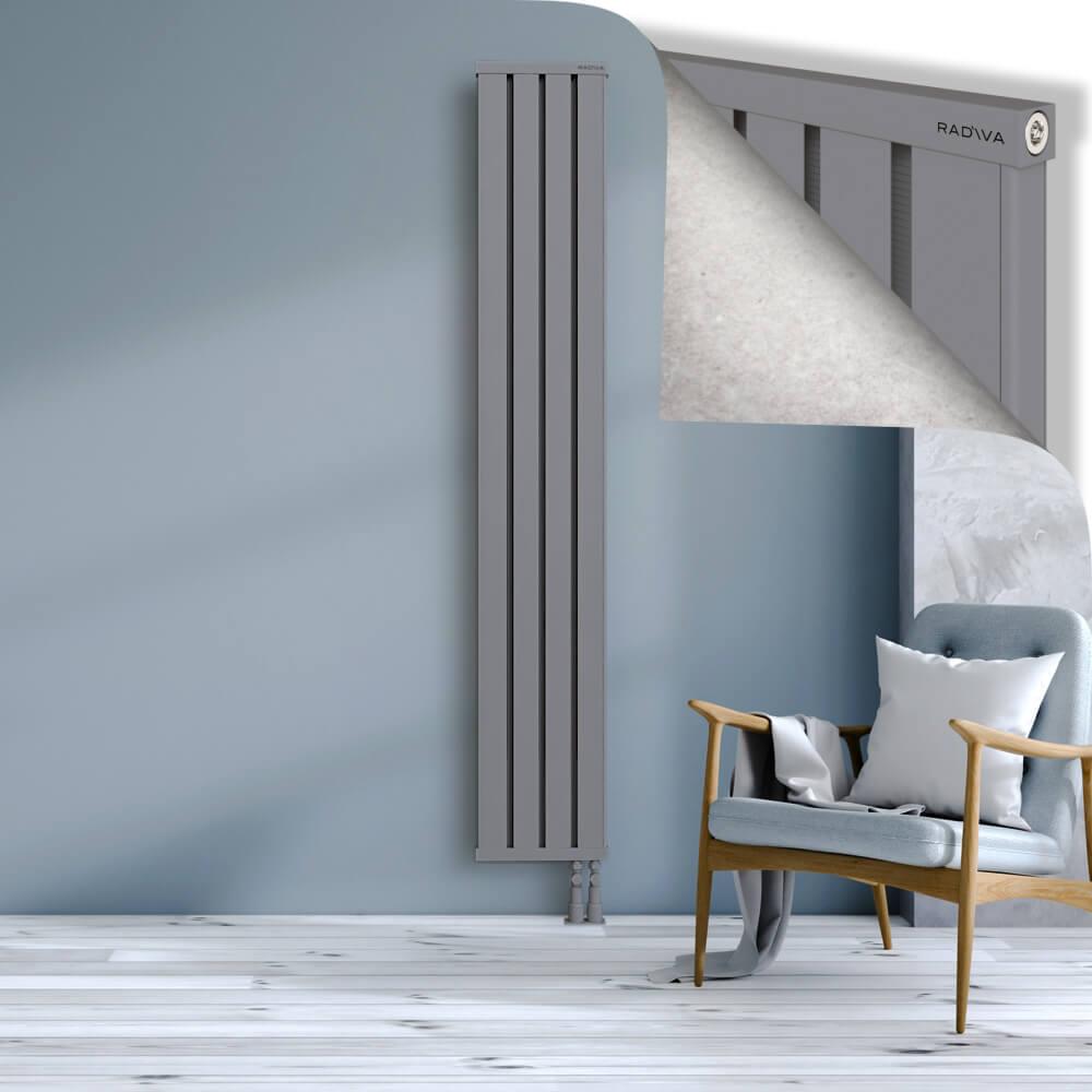 OBI Dekoratif Alüminyum Radyatör 2000x324 Gri