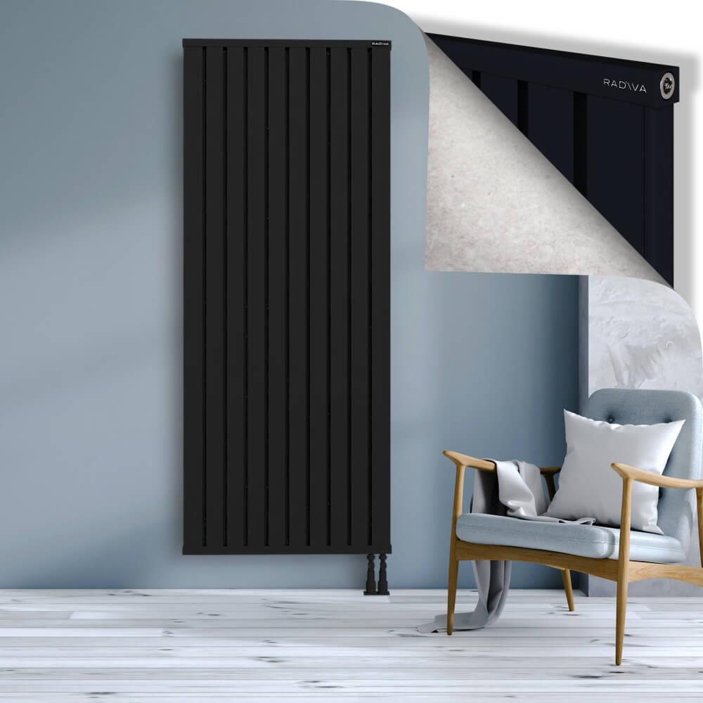 OBI Dekoratif Alüminyum Radyatör 2000x804 Siyah
