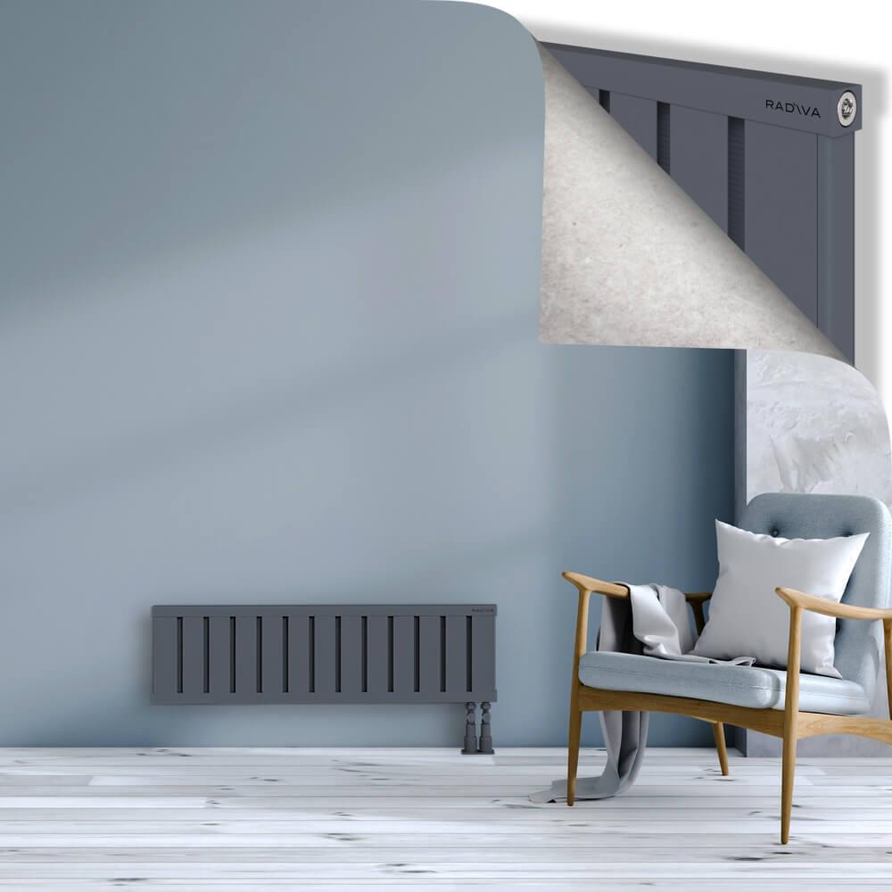 OBI Dekoratif Alüminyum Radyatör 300x1044 Antrasit