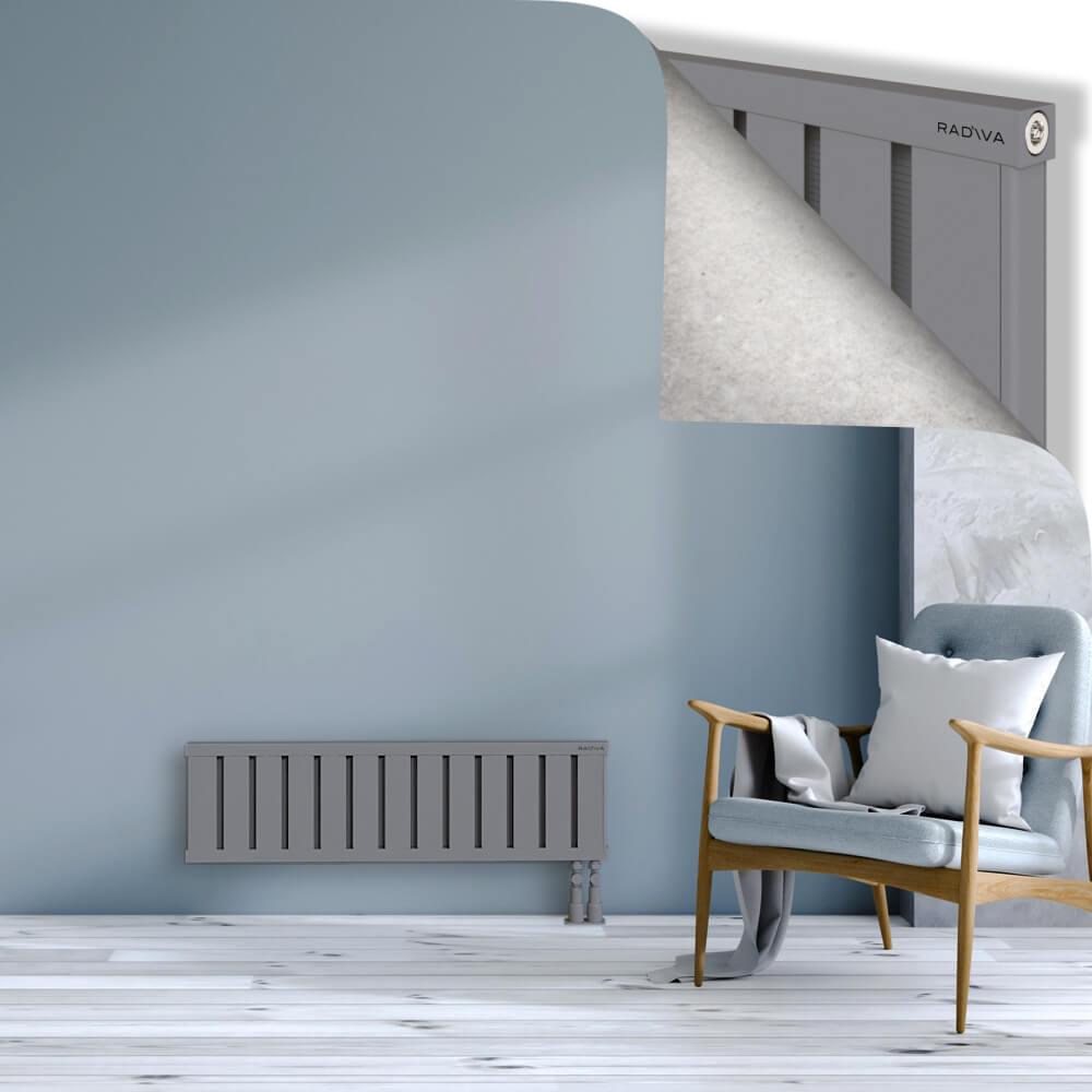 OBI Dekoratif Alüminyum Radyatör 300x1044 Gri