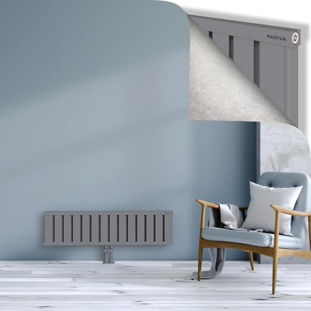OBI Dekoratif Alüminyum Radyatör 300x1124 Gri