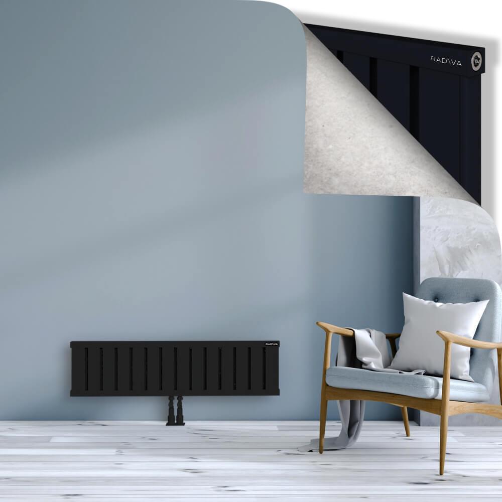 OBI Dekoratif Alüminyum Radyatör 300x1124 Siyah
