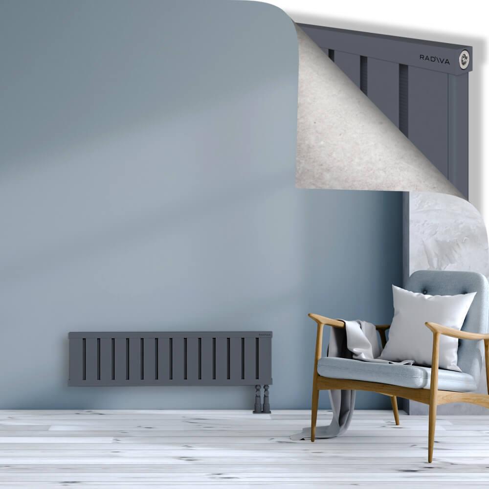 OBI Dekoratif Alüminyum Radyatör 300x1124 Antrasit