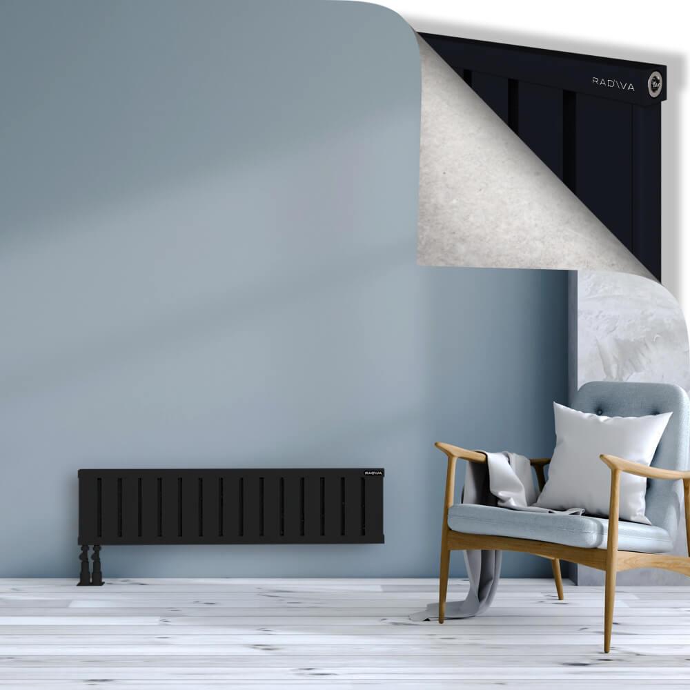 OBI Dekoratif Alüminyum Radyatör 300x1204 Siyah