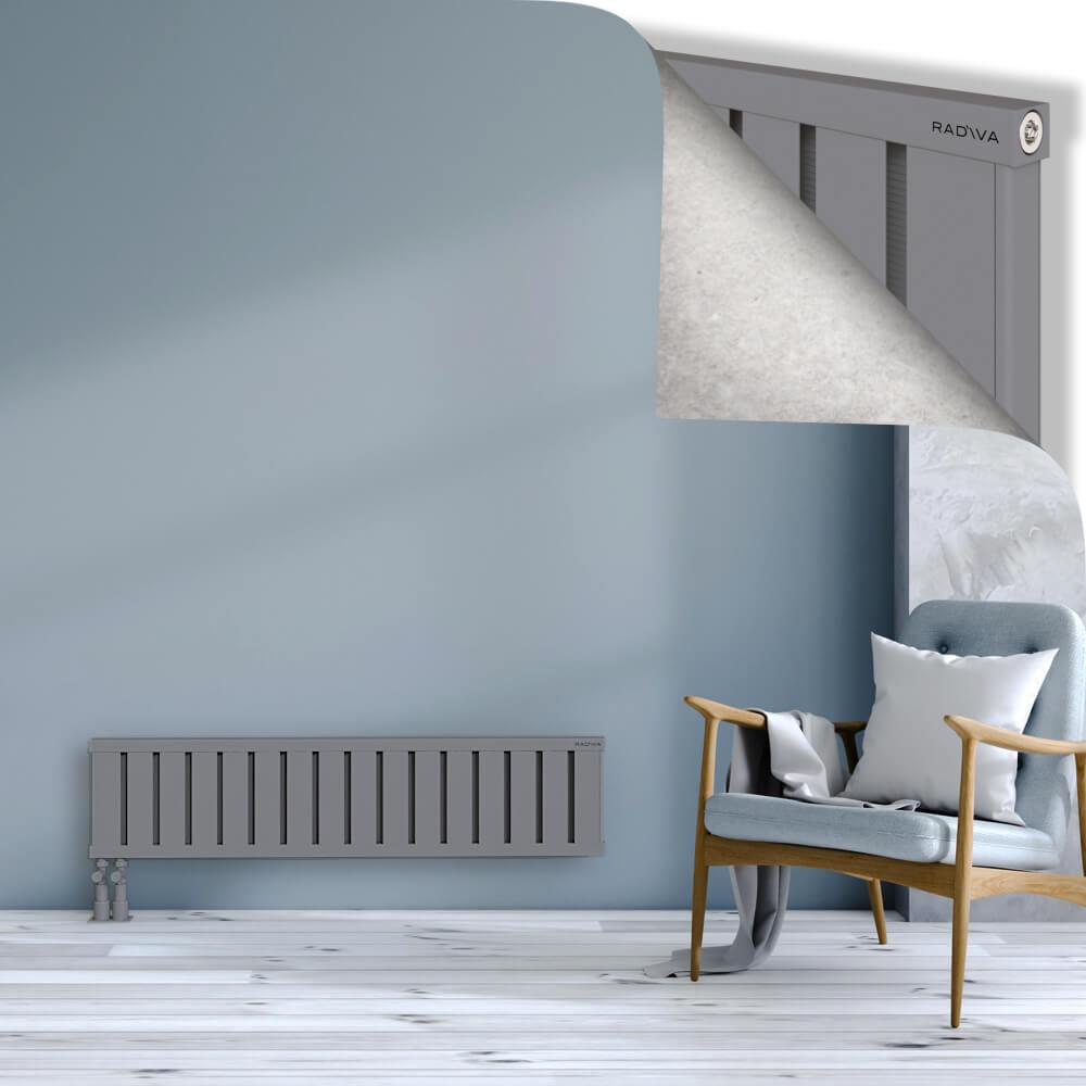 OBI Dekoratif Alüminyum Radyatör 300x1284 Gri