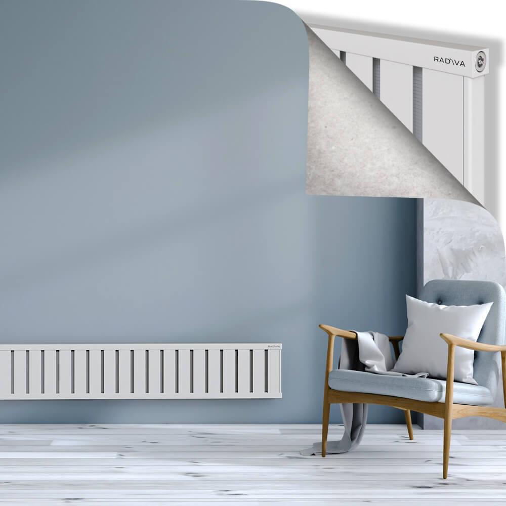 OBI Dekoratif Alüminyum Radyatör 300x1844 Beyaz