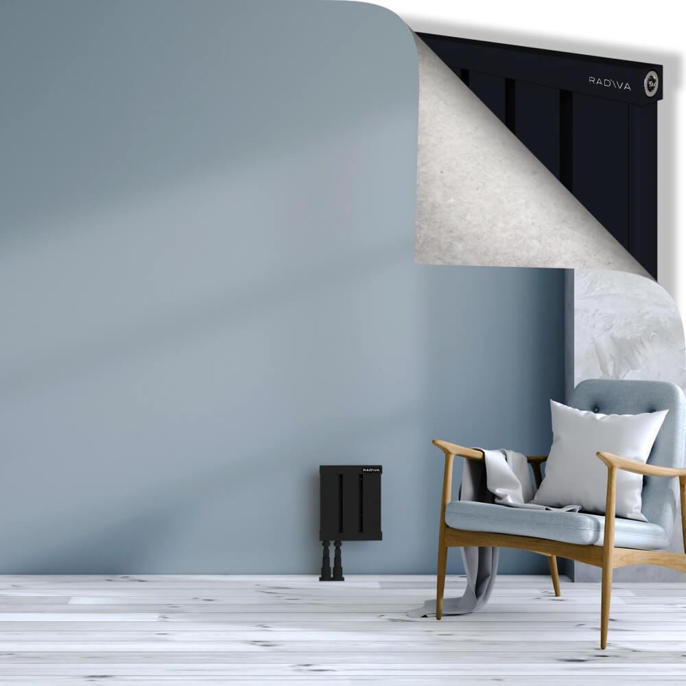 OBI Dekoratif Alüminyum Radyatör 300x244 Siyah