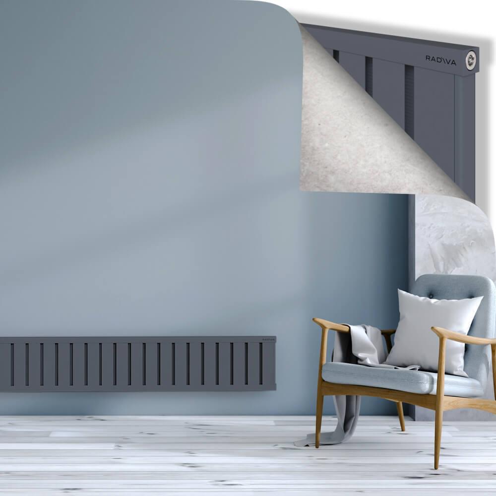 OBI Dekoratif Alüminyum Radyatör 300x2484 Antrasit