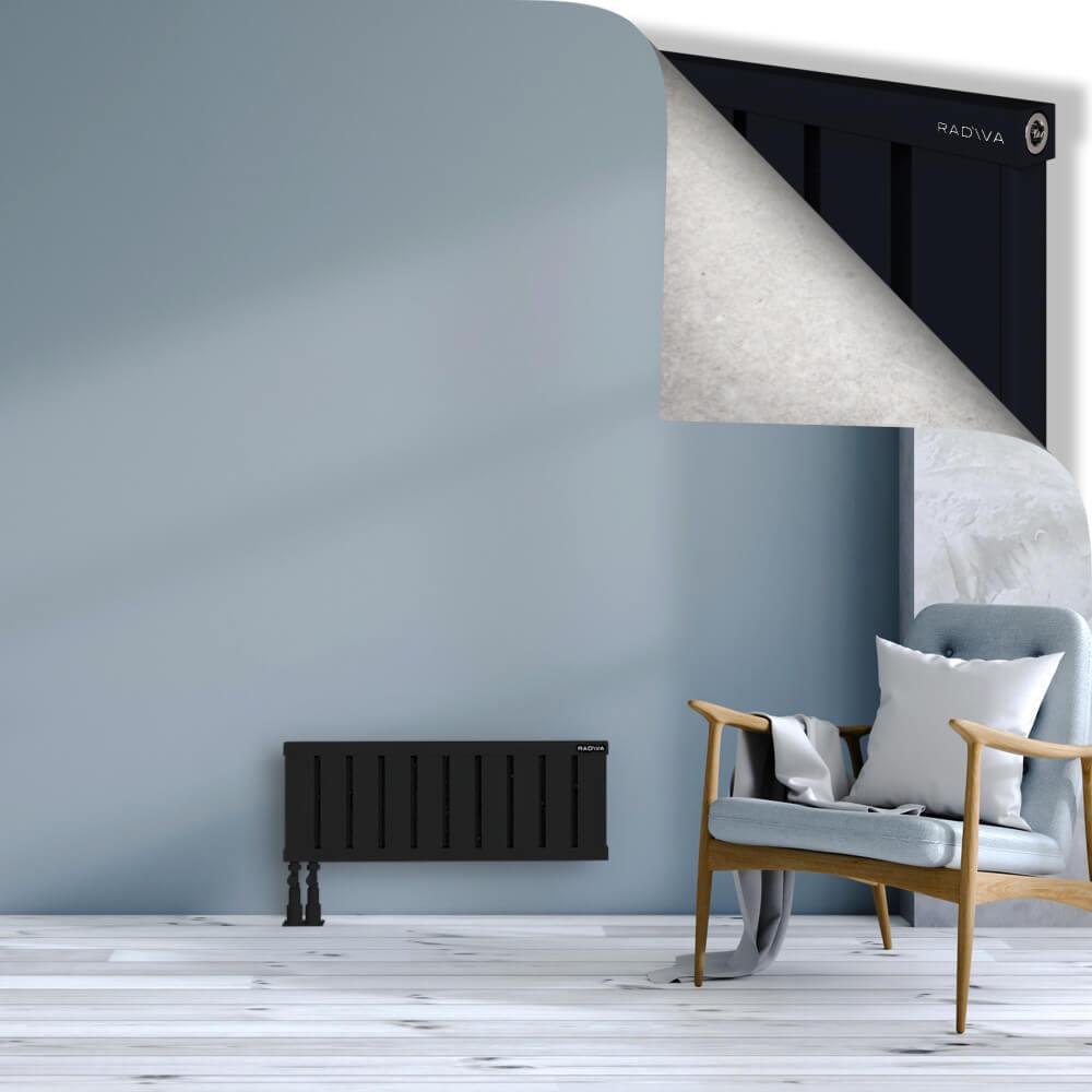 OBI Dekoratif Alüminyum Radyatör 300x804 Siyah