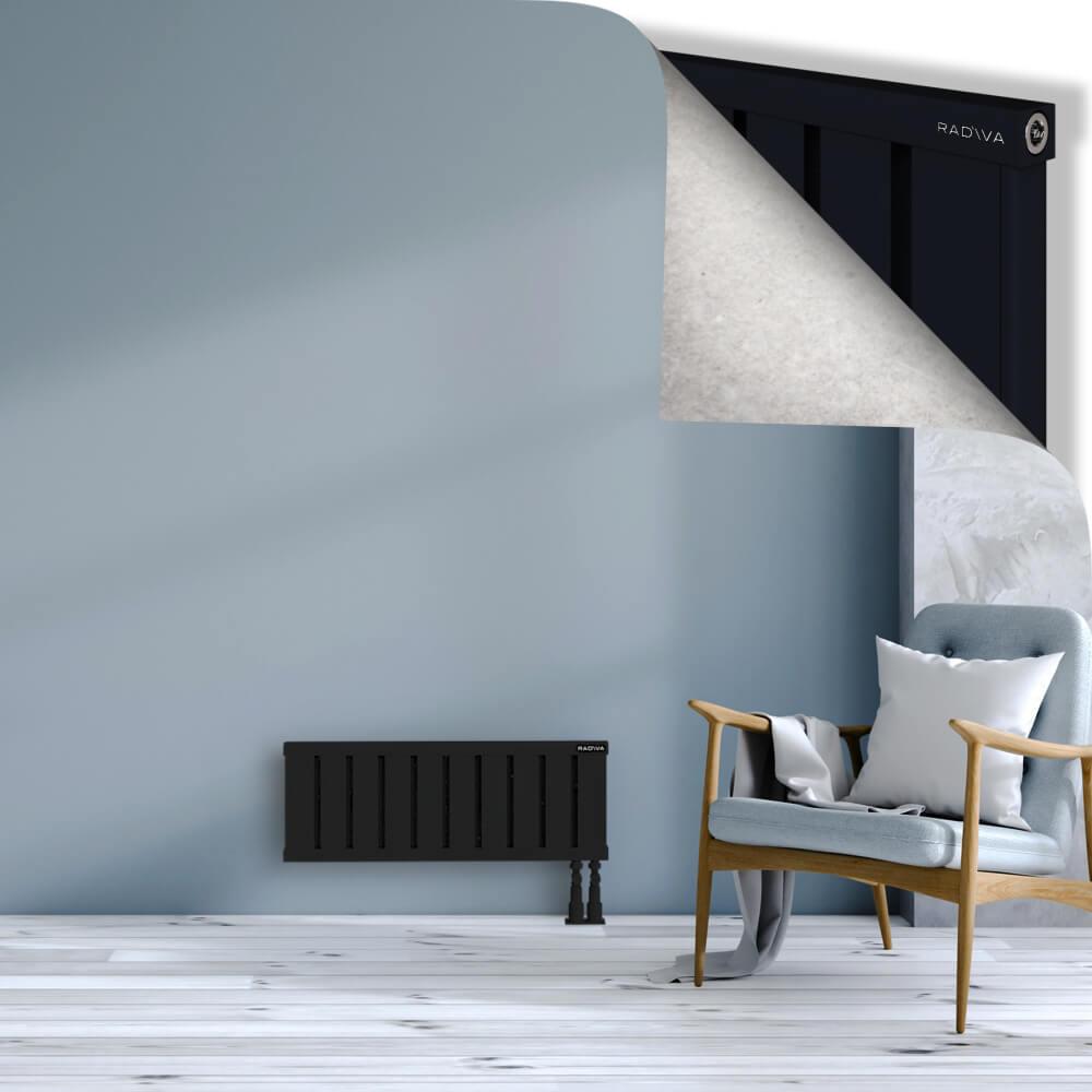 OBI Dekoratif Alüminyum Radyatör 300x804 Siyah