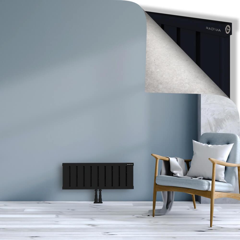 OBI Dekoratif Alüminyum Radyatör 300x804 Siyah