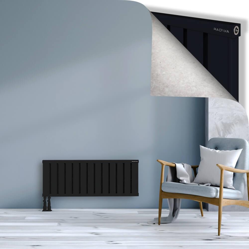 OBI Dekoratif Alüminyum Radyatör 400x1044 Siyah
