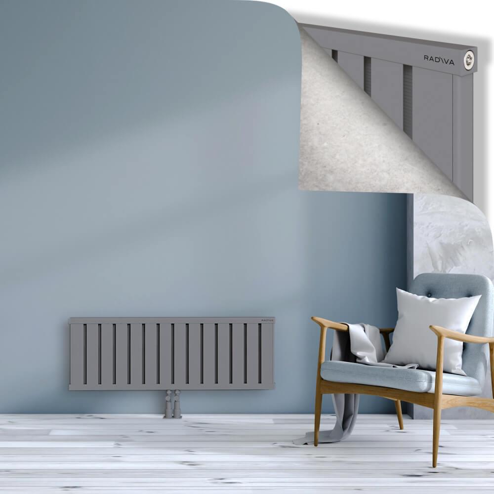 OBI Dekoratif Alüminyum Radyatör 400x1124 Gri