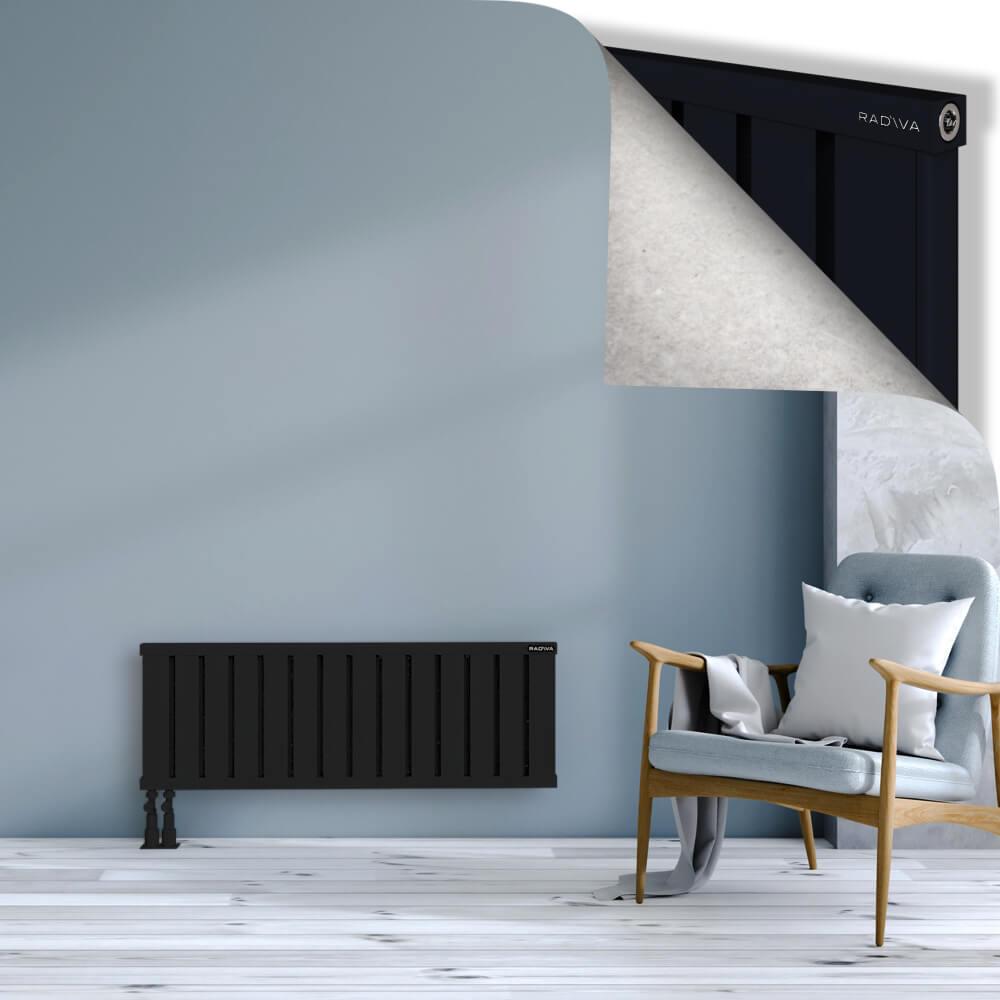 OBI Dekoratif Alüminyum Radyatör 400x1124 Siyah