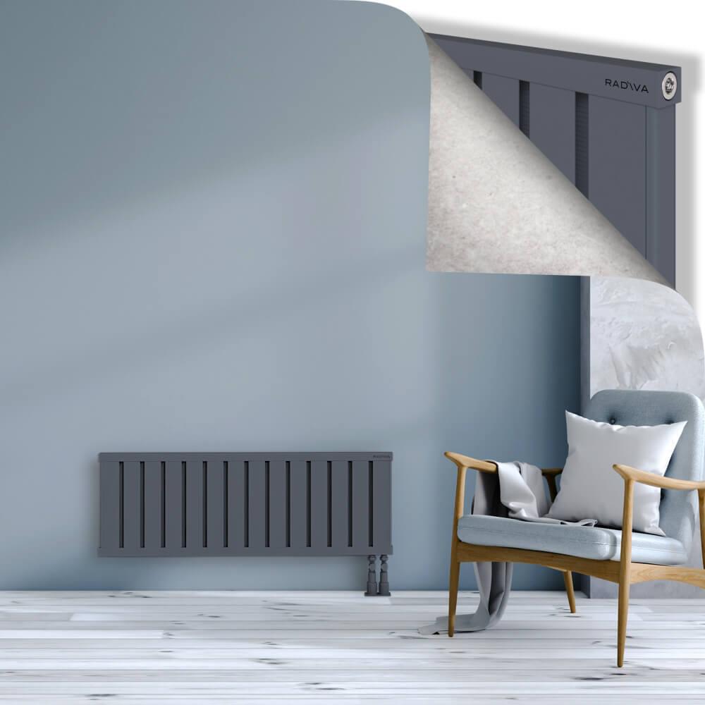 OBI Dekoratif Alüminyum Radyatör 400x1124 Antrasit
