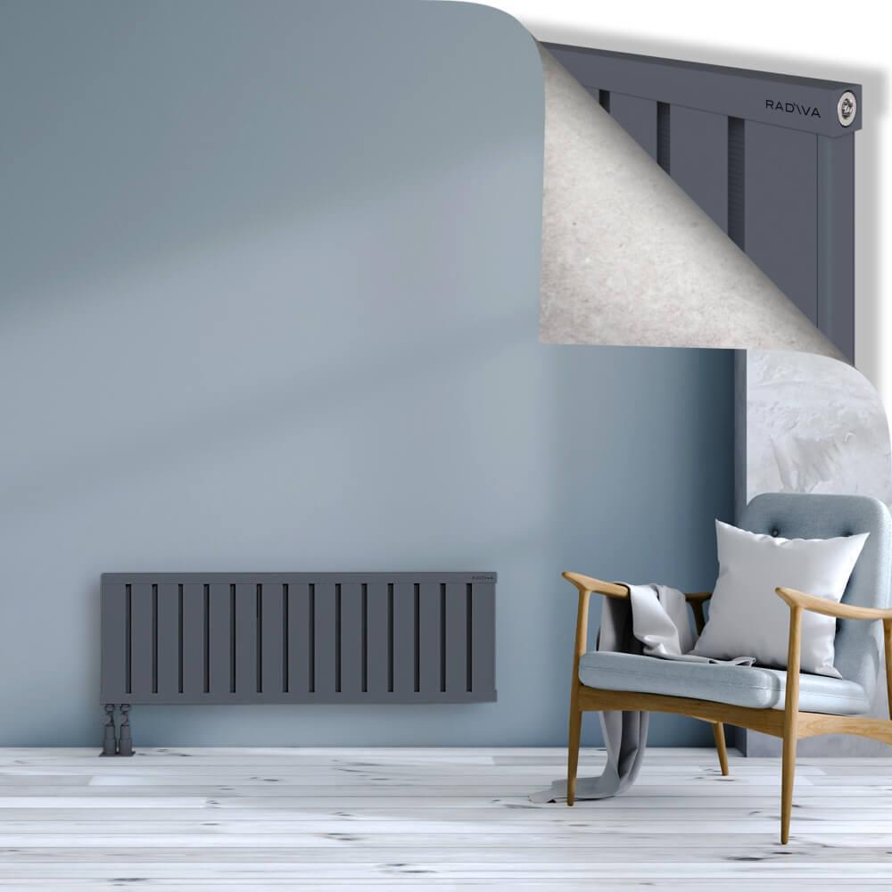 OBI Dekoratif Alüminyum Radyatör 400x1204 Antrasit