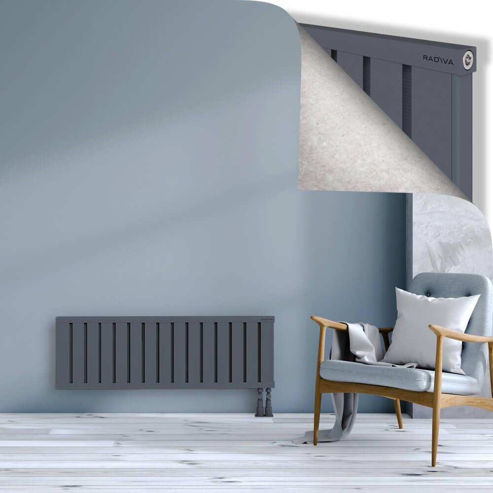 OBI Dekoratif Alüminyum Radyatör 400x1204 Antrasit
