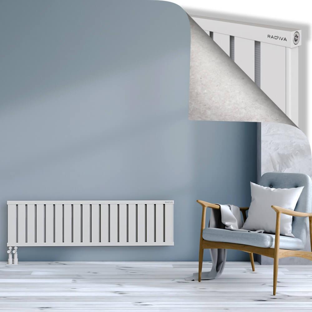 OBI Dekoratif Alüminyum Radyatör 400x1444 Beyaz