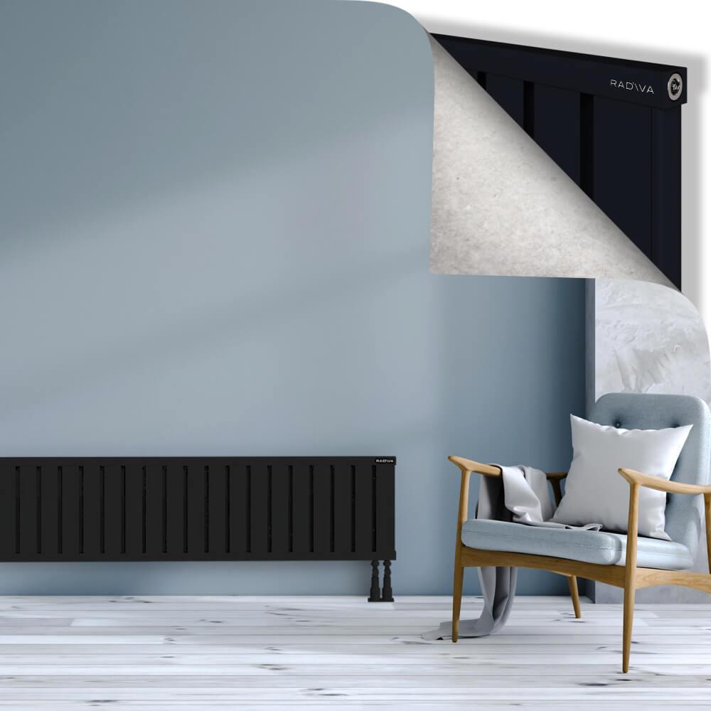 OBI Dekoratif Alüminyum Radyatör 400x2164 Siyah