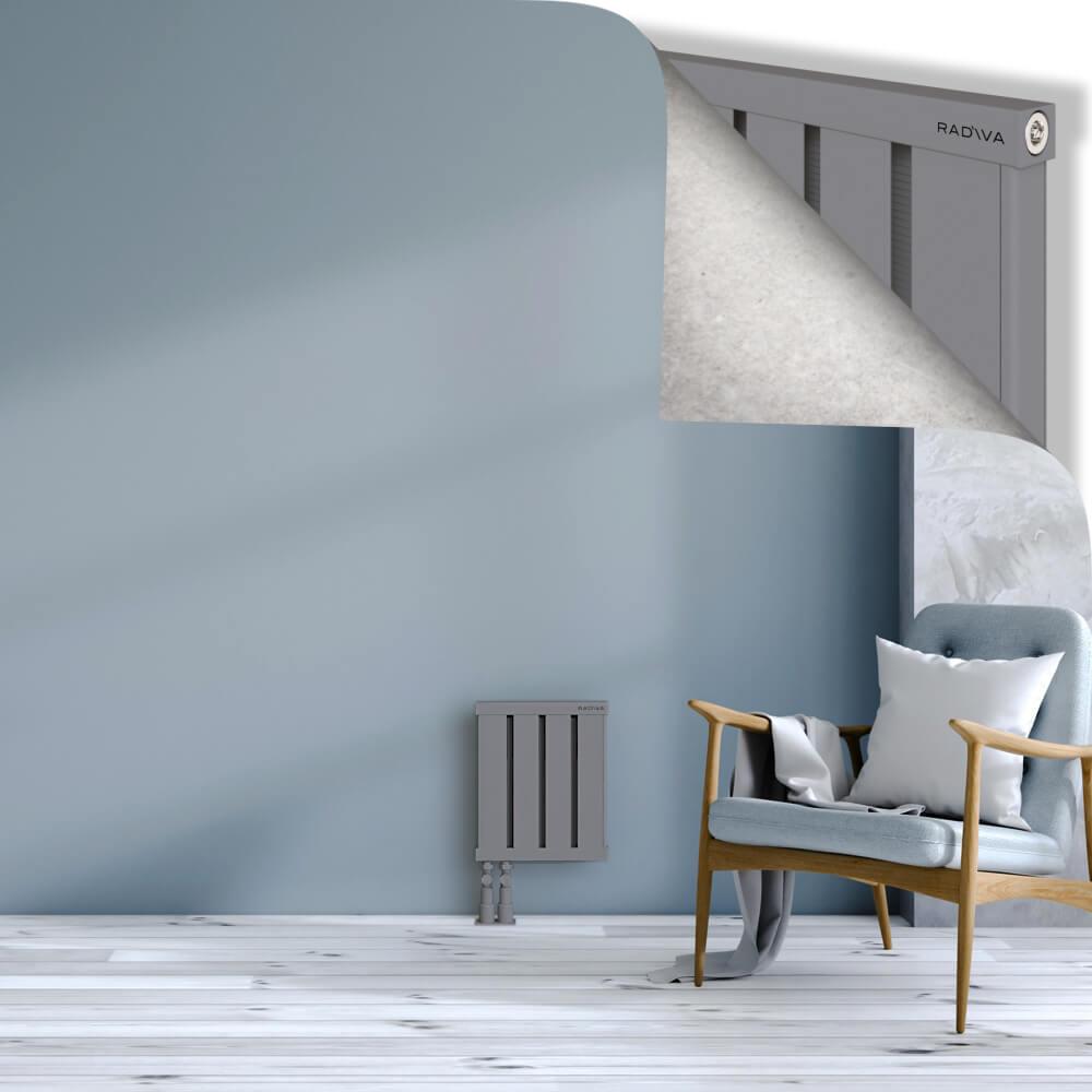 OBI Dekoratif Alüminyum Radyatör 400x324 Gri