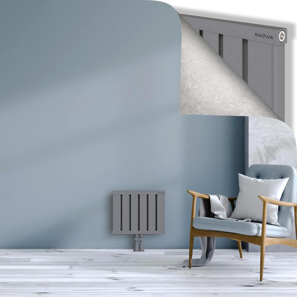 OBI Dekoratif Alüminyum Radyatör 400x484 Gri