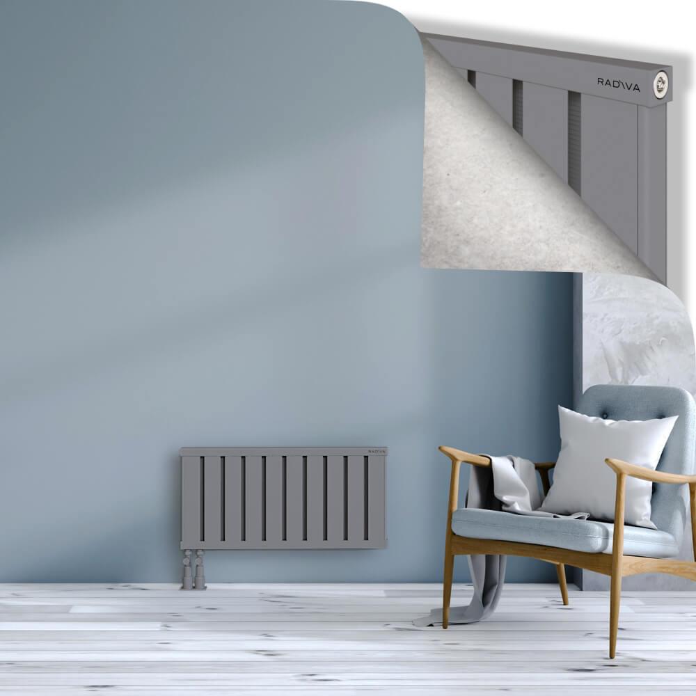 OBI Dekoratif Alüminyum Radyatör 400x804 Gri