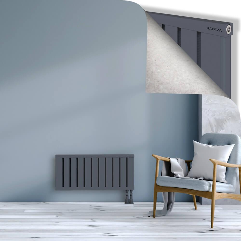 OBI Dekoratif Alüminyum Radyatör 400x884 Antrasit