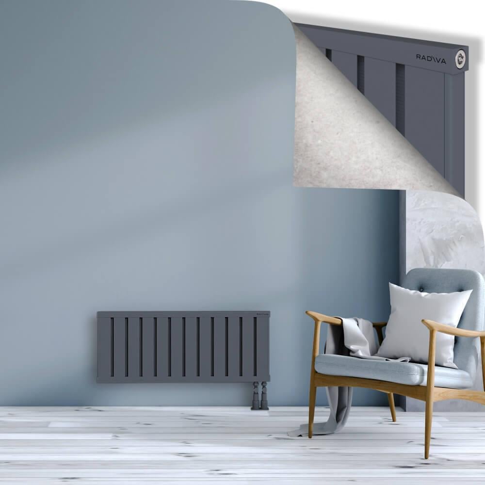 OBI Dekoratif Alüminyum Radyatör 400x964 Antrasit