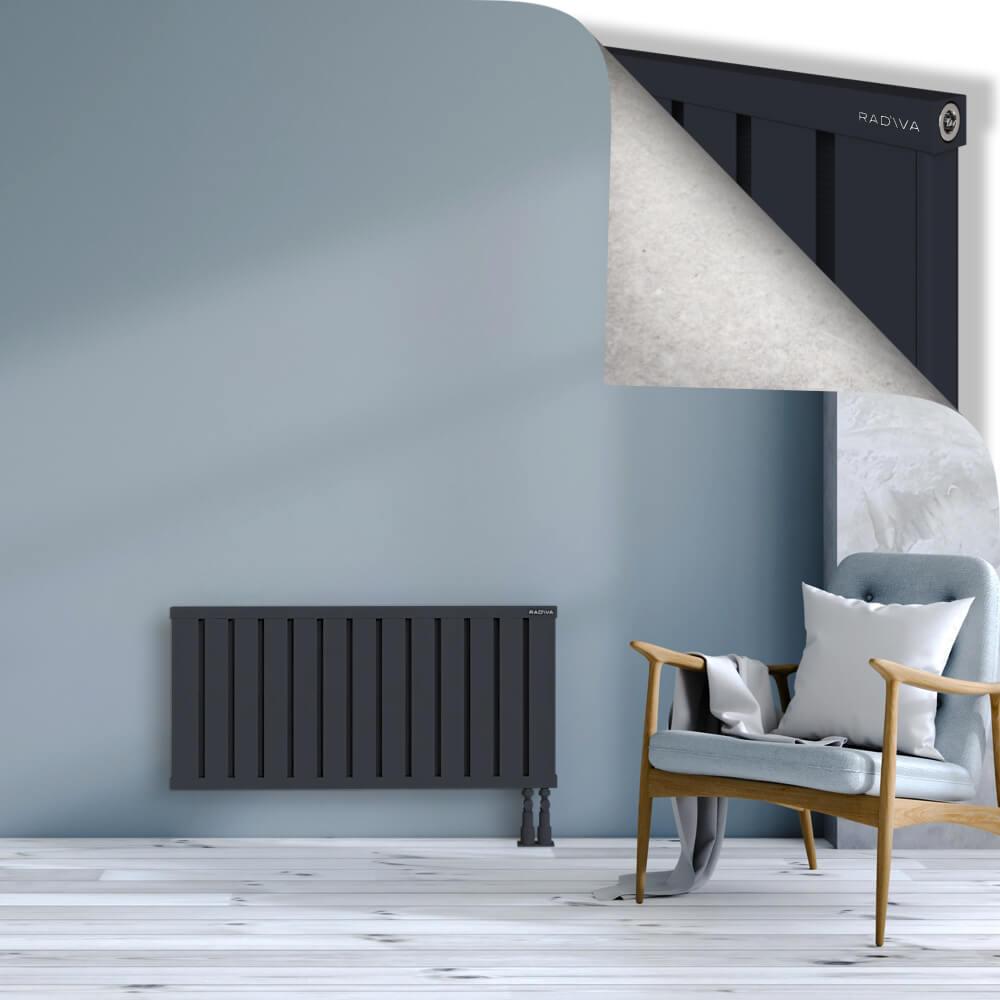 OBI Dekoratif Alüminyum Radyatör 500x1044 Koyu Antrasit