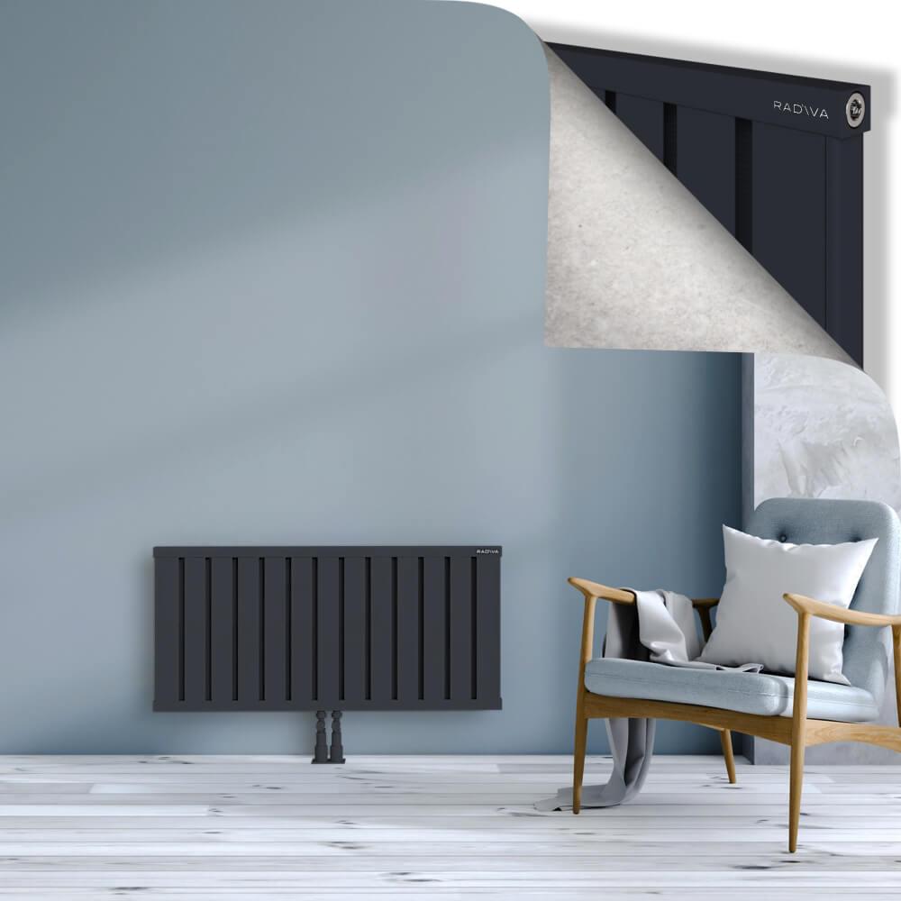 OBI Dekoratif Alüminyum Radyatör 500x1044 Koyu Antrasit