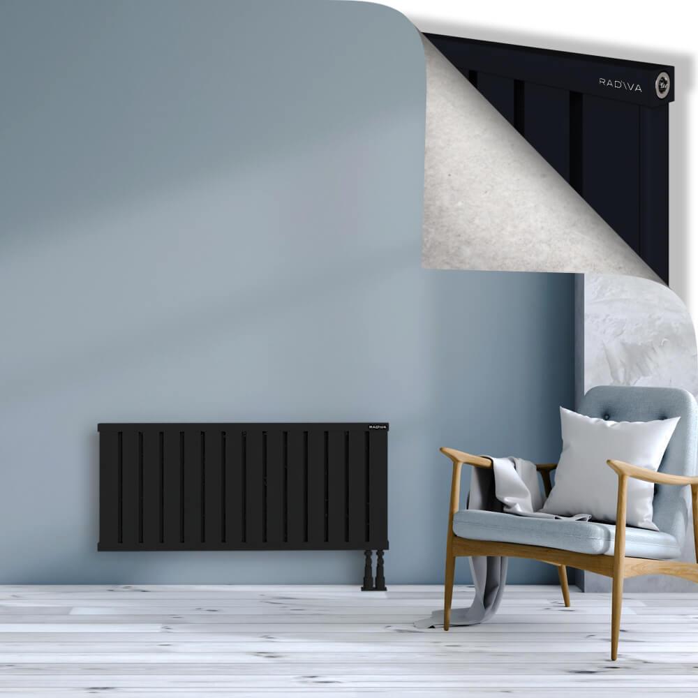 OBI Dekoratif Alüminyum Radyatör 500x1124 Siyah