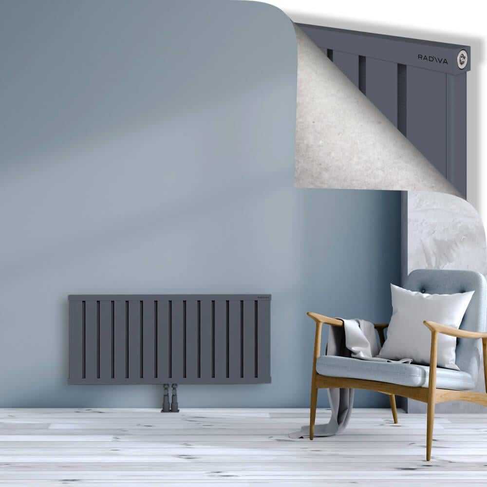 OBI Dekoratif Alüminyum Radyatör 500x1124 Antrasit