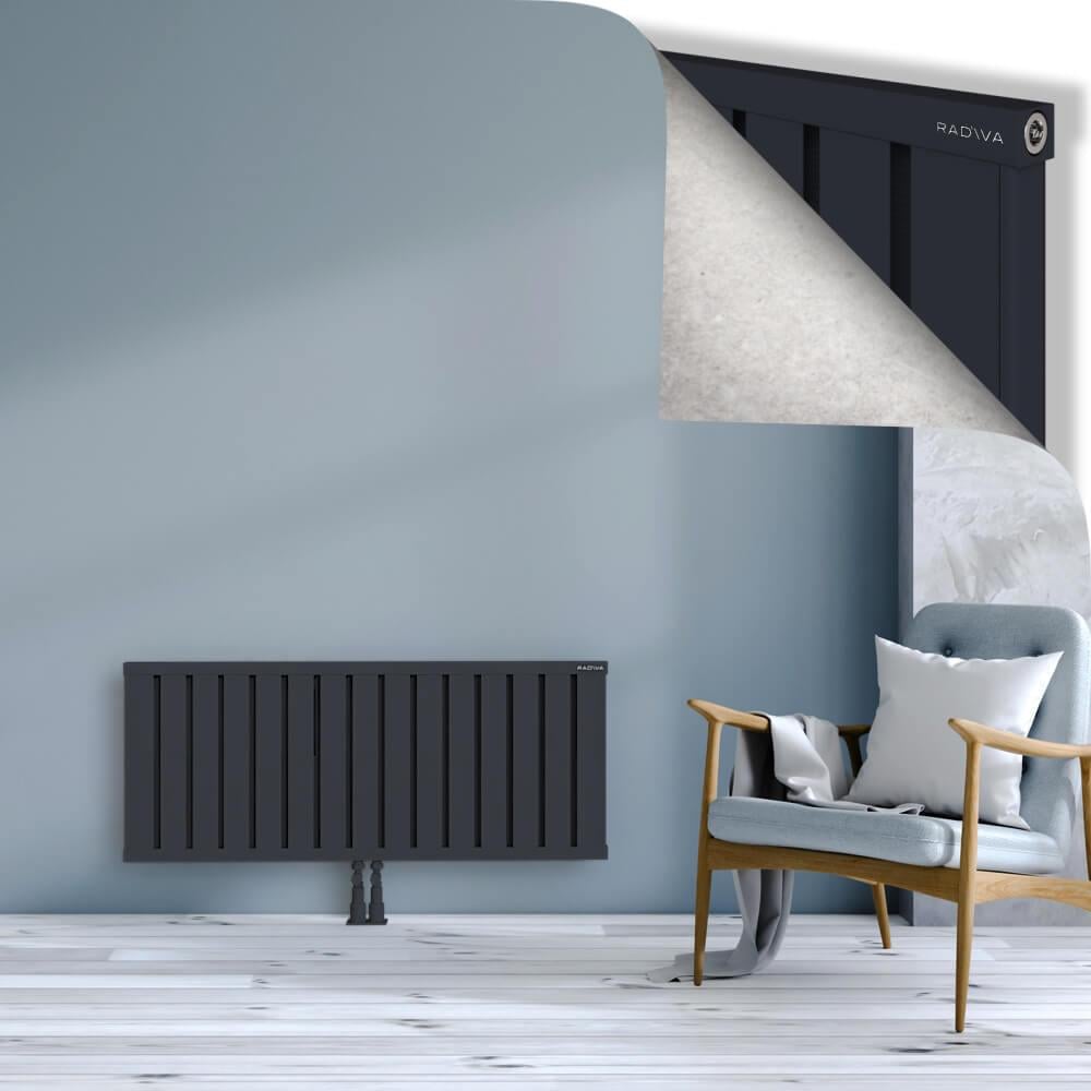OBI Dekoratif Alüminyum Radyatör 500x1204 Koyu Antrasit